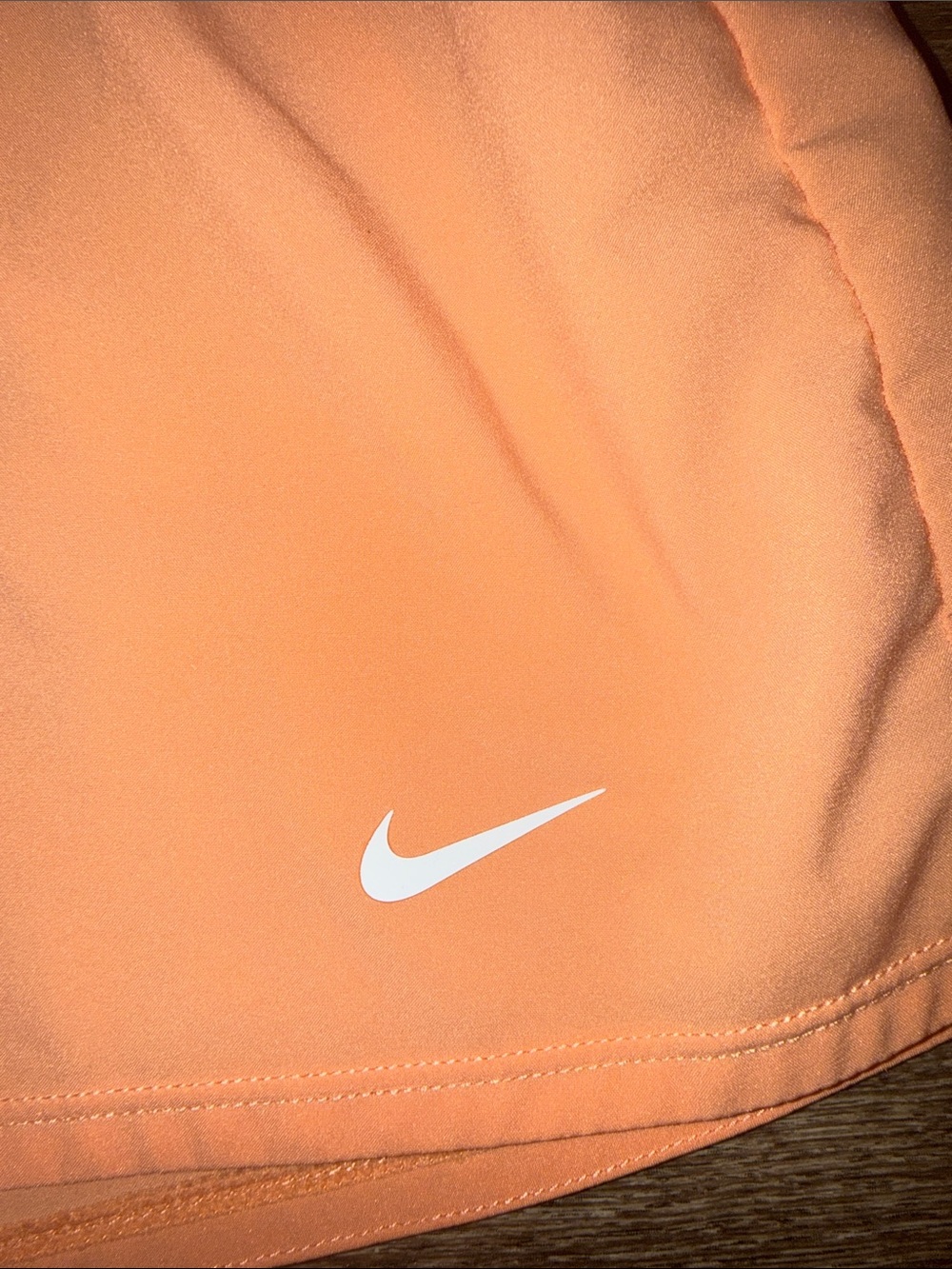 Nike Women's Peach Performance Running Shorts - Light Peach - Picture 6 of 6
